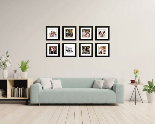 מוצר חדש!! להיט!סט מסגרות 20*20 להדבקה על הקיר *8 יח*