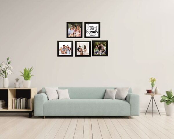 מוצר חדש!! להיט!סט מסגרות 20*20 להדבקה על הקיר *5 יח*