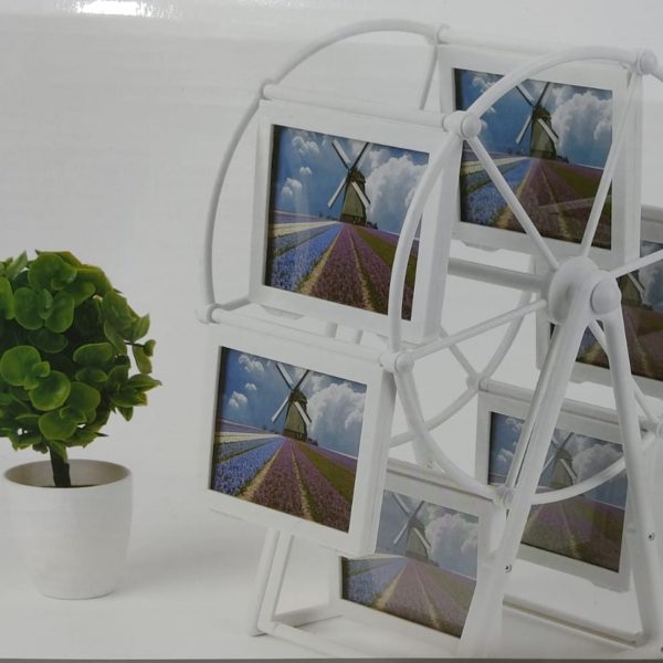 קרוסלה מסתובבת בצבע לבן 12 תמונות